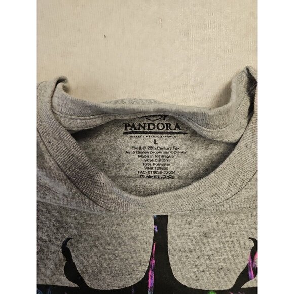 Disney Pandora Adult L Gray Long Sleeve Tshirt Tee World of Avatar Animal Kingdo - Picture 4 of 6